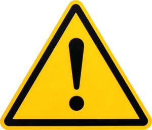 Yellow Triangle with Exclamation Point